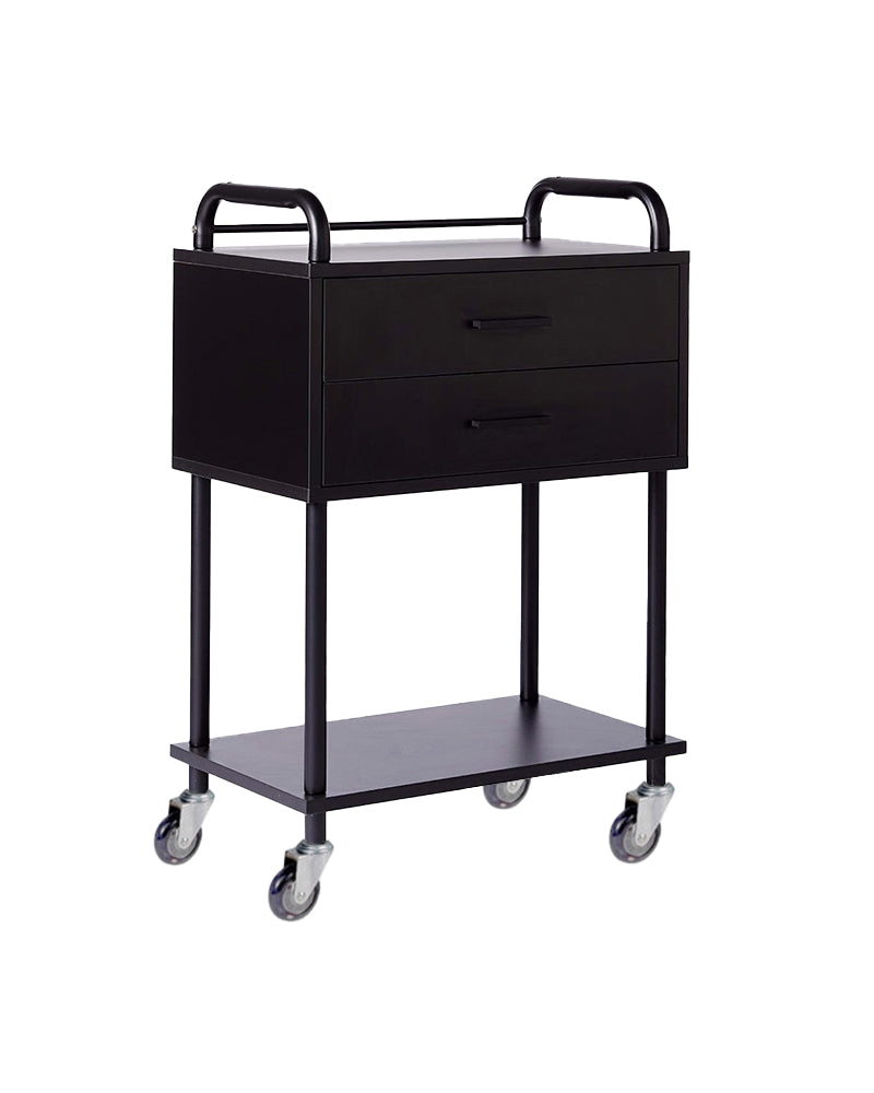 Clara 2 - Black Trolley - Hair-resistant wheels